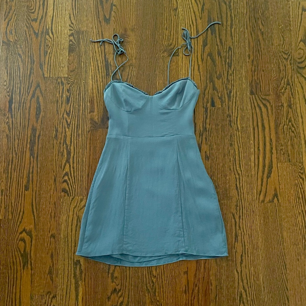 BLUE Wilfred Linen Fable Summer Dress size S - Picture 5 of 11